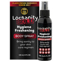 Locsanity BOLD Body Spray for Men - Freshening Deodorant for Groin, Balls, Armpits - Soothing, Cooling, Deodorizing Spray - Natural Personal Hygiene, Skincare Regimen