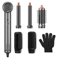 Air Styler Hair Dryer Brush - 6 in 1 Hair Styler Ionic Auto Wrap Hot Air Curler Blow Dryer Brush, 38m/s High Speed Blowout Airflow Hair Dryer Multi Styler Fast Drying Styling for Curly/Straight Hair