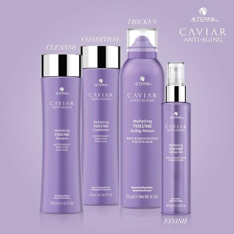 Alterna CAVIAR Anti-Aging Volume Shampoo - Boosts Thickness for Fine Hair | Sulfate-Free Formula