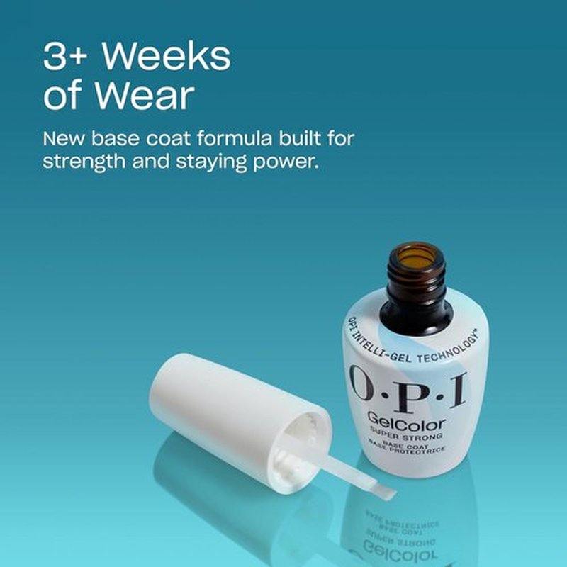 OPI GelColor Base & Top Coats - Strong Adhesion, High Shine & Matte Finish | 0.5 Fl Oz, Vegan & HEMA Free