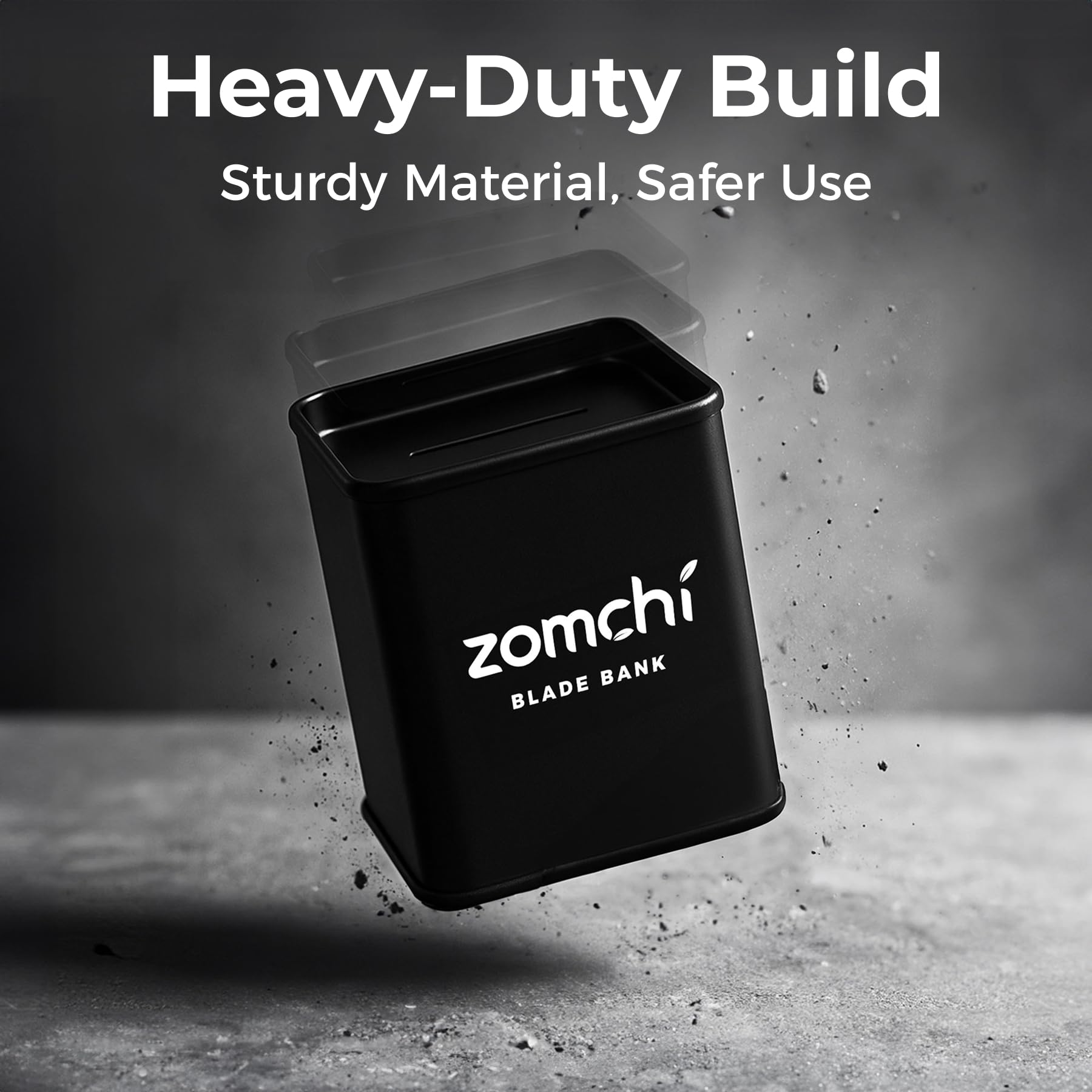 ZOMCHI Razor Blade Bank for Used Double Edge Safety Razor Blades, Black