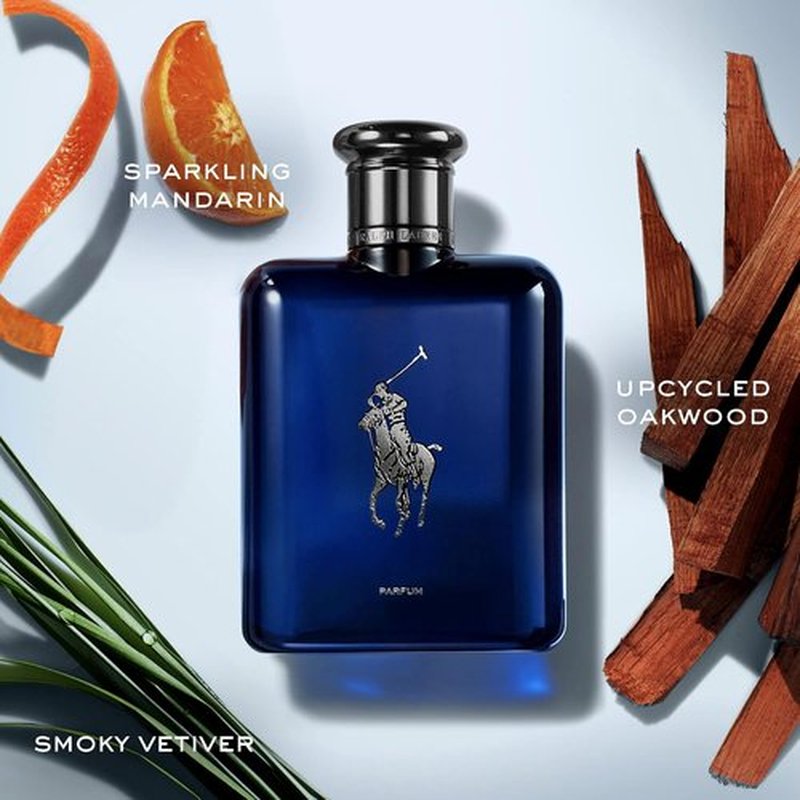 Ralph Lauren Fragrances - Polo Blue Men's Cologne - Aquatic & Fresh Parfum with Citrus, Oakwood & Vetiver