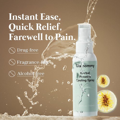 Glamommy Postpartum Recovery Essentials Kit for Women, Labor & Delivery Postpartum Care, Peri Bottle, Cooling Spray, Disposable Postpartum Underwears, Postpartum Pads, Hot&Cold Packs, Soothing Liners