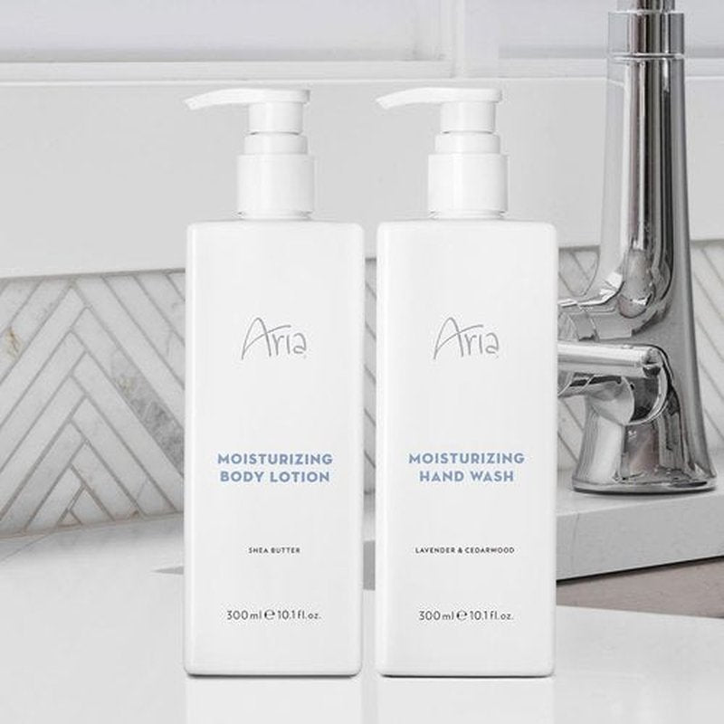 Aria Moisturizing Body Wash - Cedarwood & Lavender Scent - 10 oz Hydrating Formula