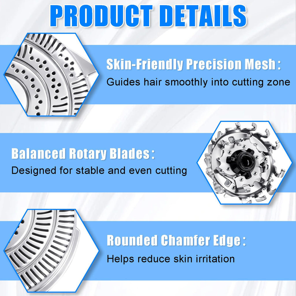 HQ9 Replacement Heads, Shaver Heads Blades Cutter Replacement for Compatible with Philipss Nore-lcos SpeedXL 8240XL 8140XL 8150XL 8160XL 8170XL, 8100 Series, 8200 Series, 9100 Series, and PT/AT900