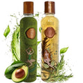 RITUAL BOTANICO KIT2 Acelerador de Crecimiento y Ultrareparador S.O.S. Shampoo de Romero + Tratamiento Intensivo PLEX con Banano y Aguacate 100% Colombiano