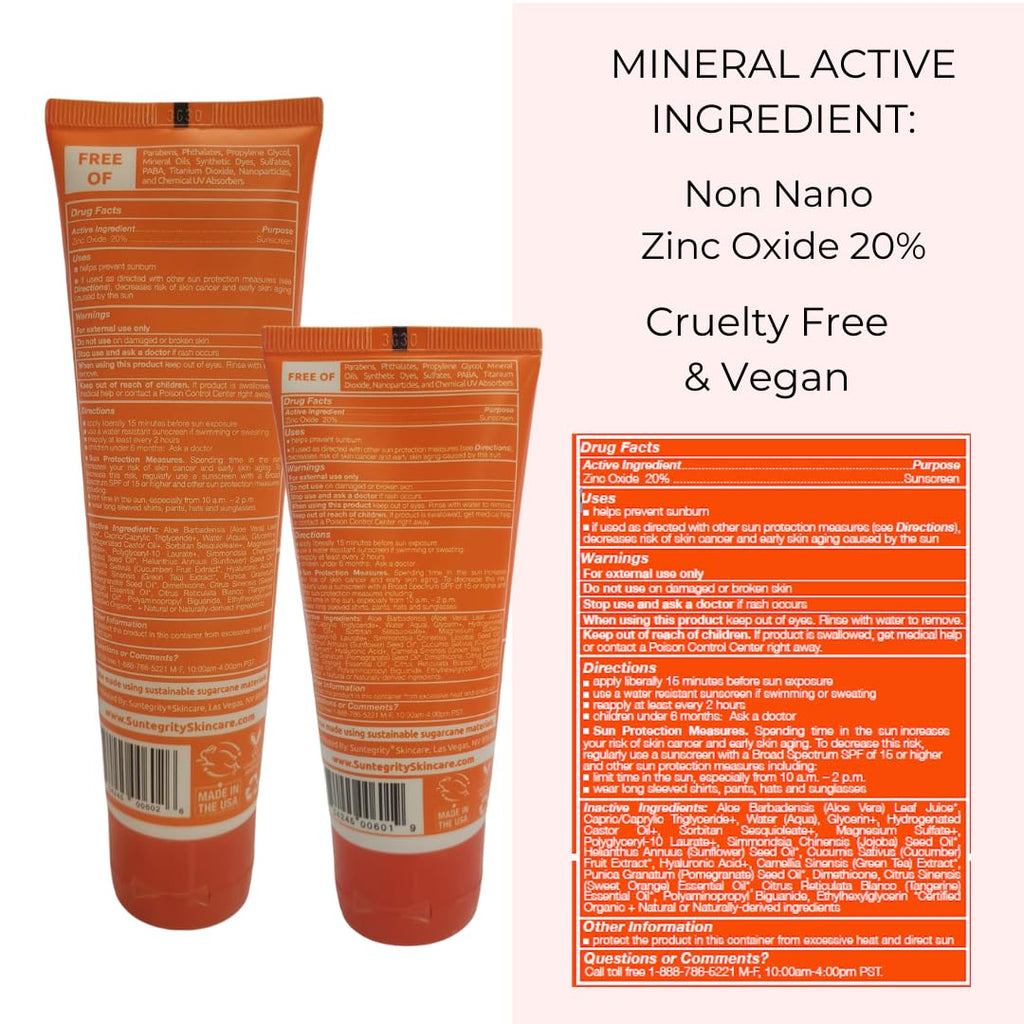 Suntegrity Mineral Sunscreen For Body - 3 oz