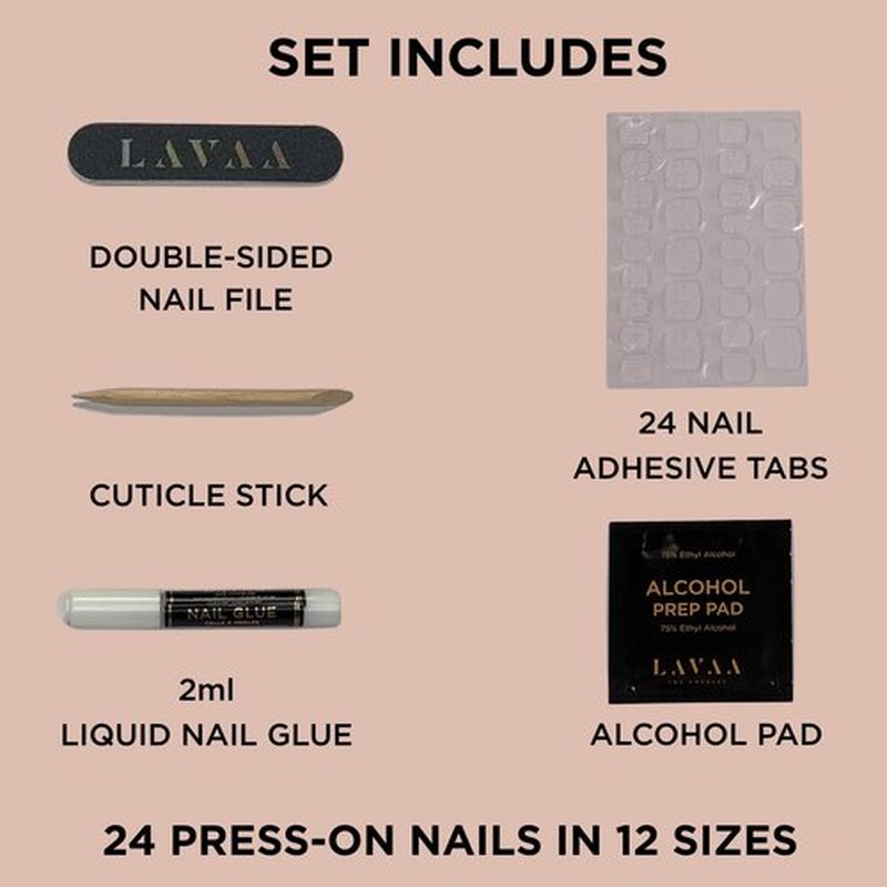 SLAYED Press-On Nails by Lavaa Beauty | Extra-Long Coffin | Black Flame Nail Tips