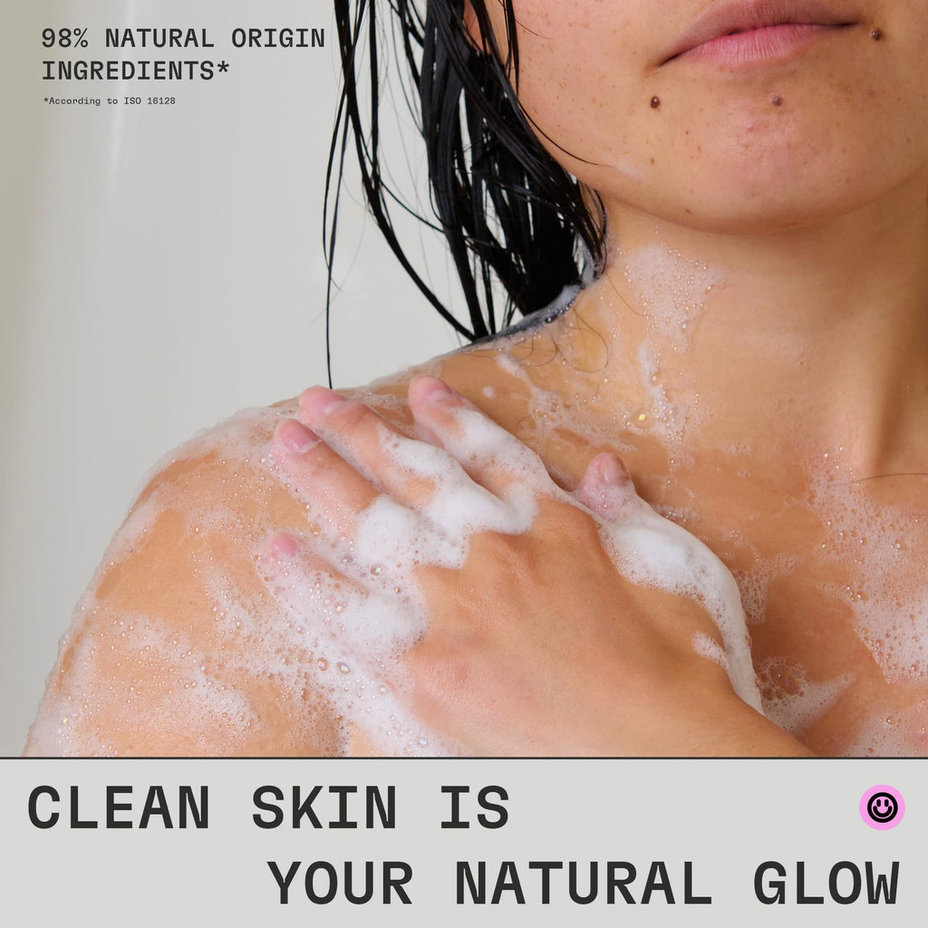 cleanjourney Body Wash, EWG Verified Shower Gel with Niacinamide and Glycerin, Clean Ingredients, Vegan, Intense Moisture, Tropical Tango, 12 Fl Oz