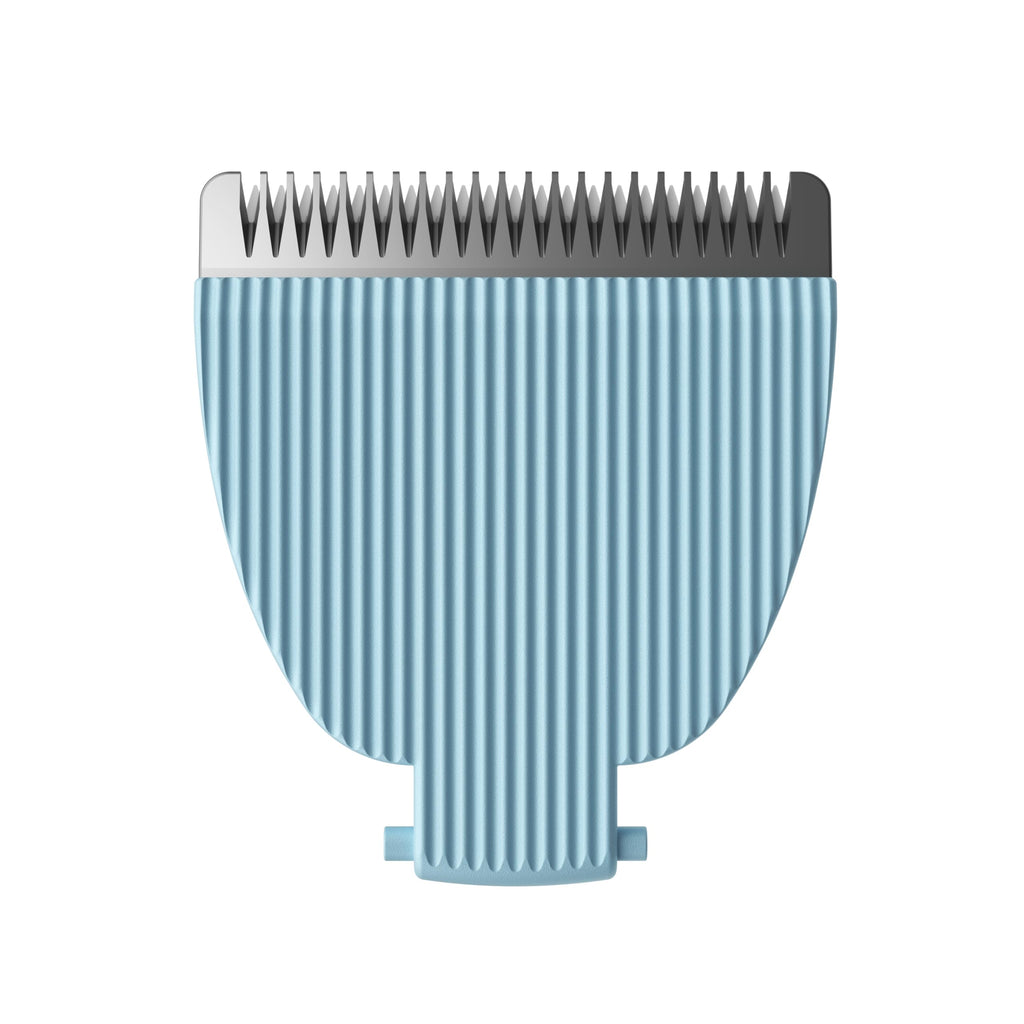 MERIDIAN - Slimmer Trimmer Replacement Blade - Ceramic Blades for Electric Body & Pubic Hair Trimmer, Sky, 1 Pack