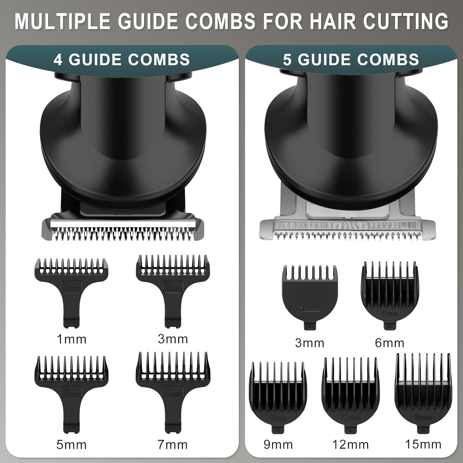 Hatteker 8-in-1 Mens Grooming Kit - Zero-Gap T-Blade Trimmer, IPX7 Waterproof Cordless Set with Hair Clipper/Beard Trimmer/Nose Trimmer, USB Rechargeable (1.5H Charge 180M Use) for Home & Travel