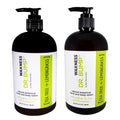 Waxness Dr. Bump Botanical Body Wash & Lotion Kit Tea Tree & Lemongrass 2 x 16 fl oz (480 ml) – Professional Skin Care – Made in USA