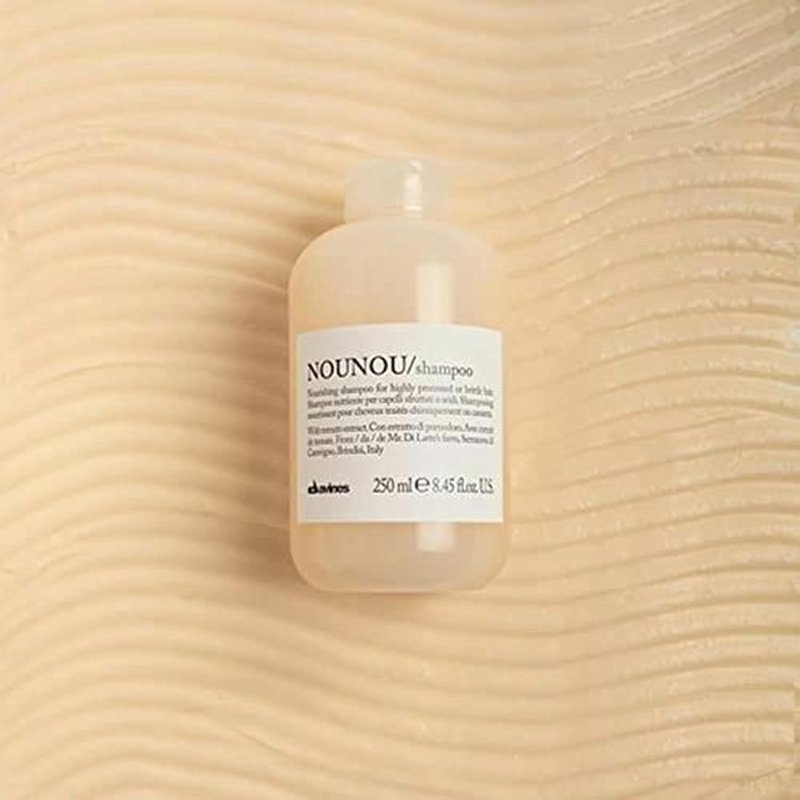 Davines NOUNOU Shampoo - Hydrating Formula for Chemically Treated Hair | Restores Softness with Tomato Extract, 8.45 Fl Oz