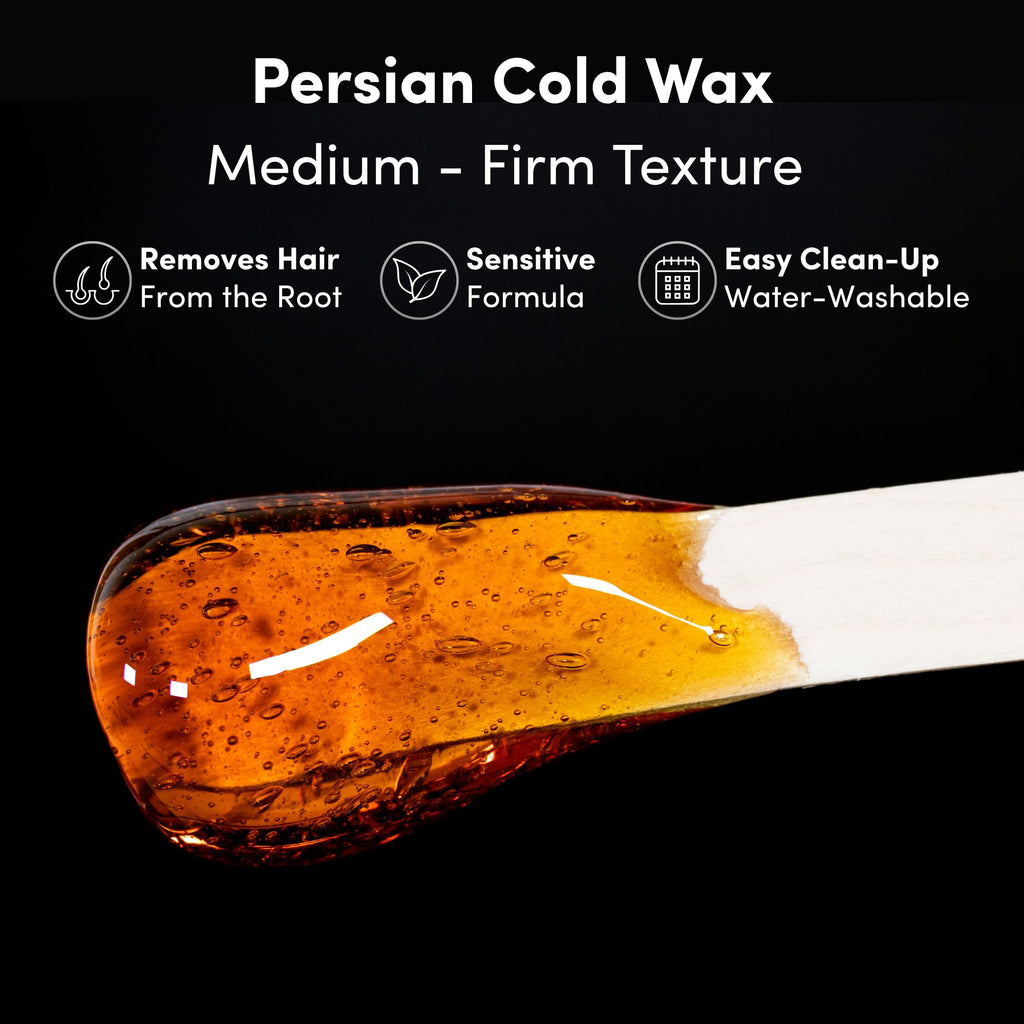 All-Natural Sugar Wax for Body Hair Removal - Persian Cold Wax 16 fl oz (480 ml)