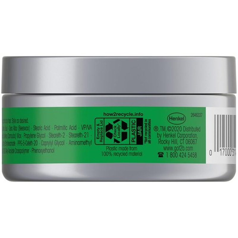 Got2b Daring Texturizing Clay - Matte Finish & High Hold Hair Clay for Men & Women | 2 Fl Oz