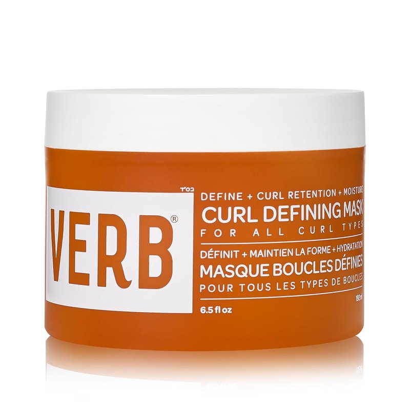 VERB Curl Defining Mask - Enhance Curl Definition & Retention - Moisturizing, Frizz Control | Vegan & Sulfate-Free