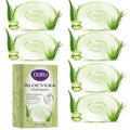 Duru Aloe Vera Glycerin Bar Soap Cleansing Bar Moisturizing Sensitive Skin - Vegan Transparent Paraben Free Alcohol Free Silicone Free Phthalete Free Gluten Free Body Wash - Pack of 6
