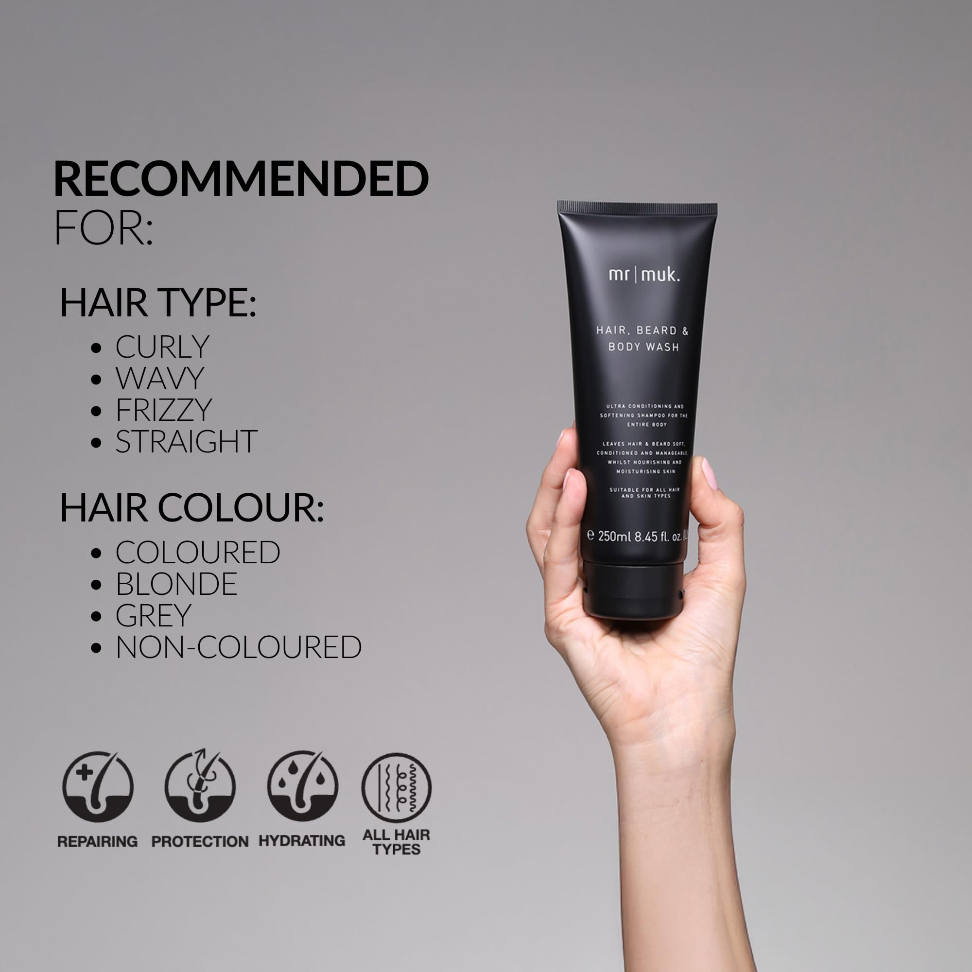 Mr MUK Hair, Beard & Body Wash