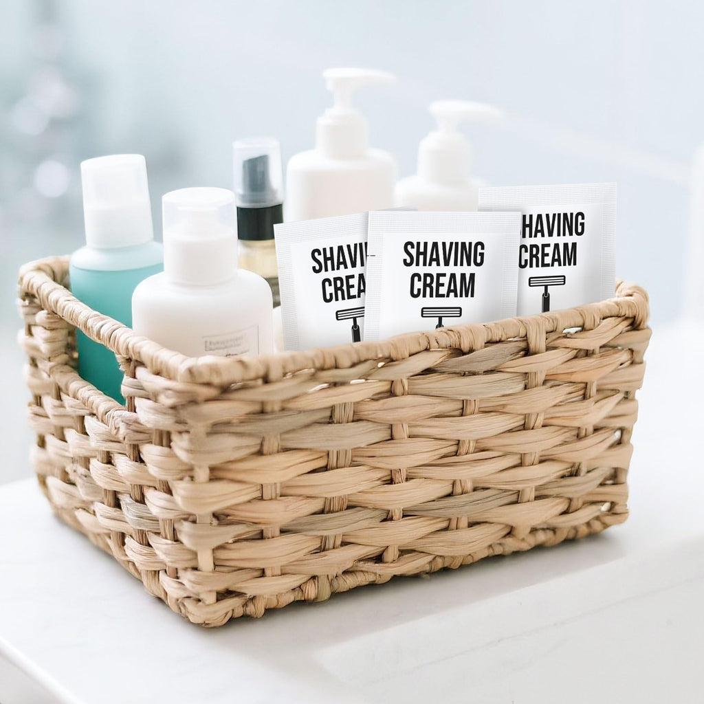 Travel Shaving Cream Bulk for Men 8ml/0.28fl oz,Disposable Shaving Cream in Bulk Individual Travel Shave Cream for Hotel Homeless Charity Home Nursing(Unscented,Pack of 200)