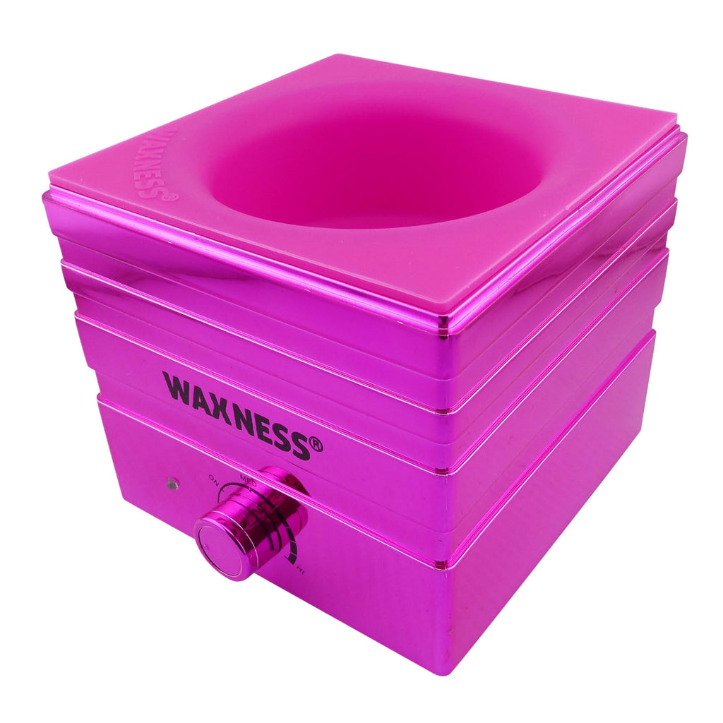Waxness Non-Stick Silicone Bowl Insert for Wax Warmers – Pink, Fits Mini W-CUBE 5oz Warmers, Easy Clean Flexible Wax Pot Liner for Professional Use