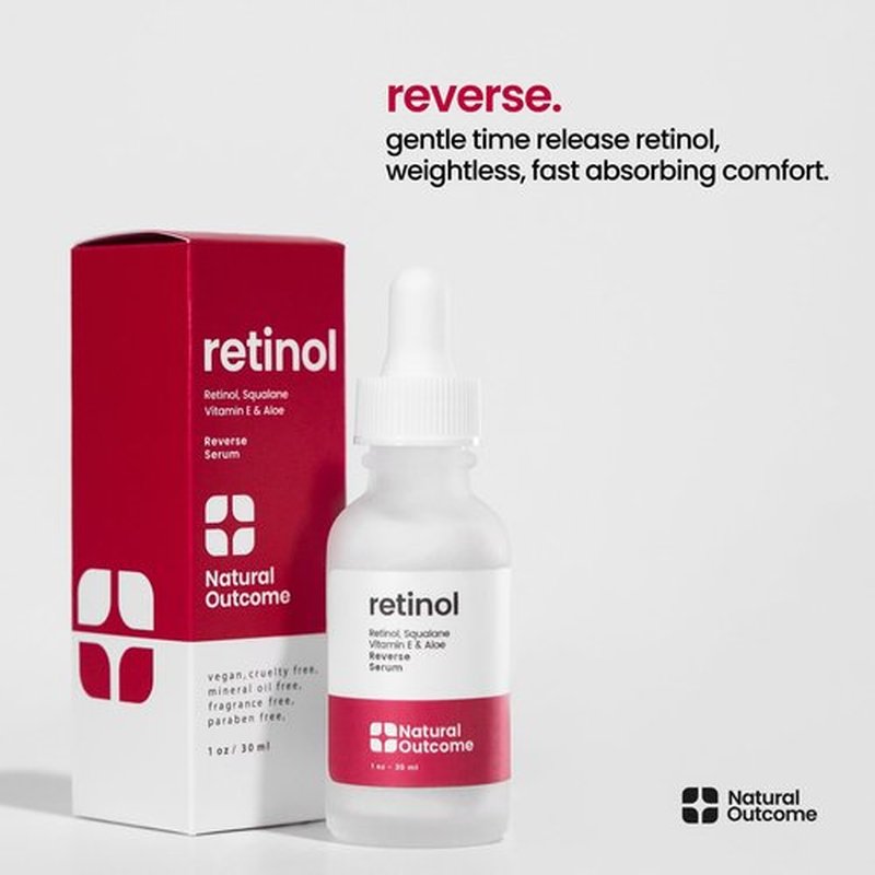 Retinol Serum for Face | Fine Line and Wrinkle Reducer Serum | Nightly Hydrating Facial Serum with Hyaluronic Acid, Vitamin E, Squalane and Aloe Vera | Collagen Enhancer | 1 o