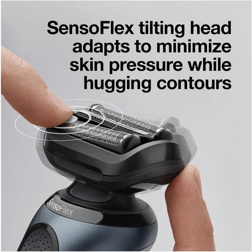 Braun Series 6 6075cc Electric Shaver - Wet & Dry, Rechargeable, Cordless with SmartCare Center & Precision Trimmer | Black