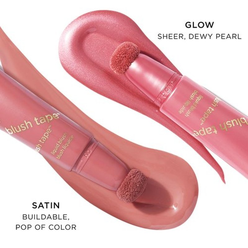 tarte blush tape satin liquid blush – Blendable Buildable Makeup with Mineral Pigments, Mango & Shea Butters for Lightweight Hydrating Smooth Finish, Vegan & Cruelty-Free, full size, coral pink
