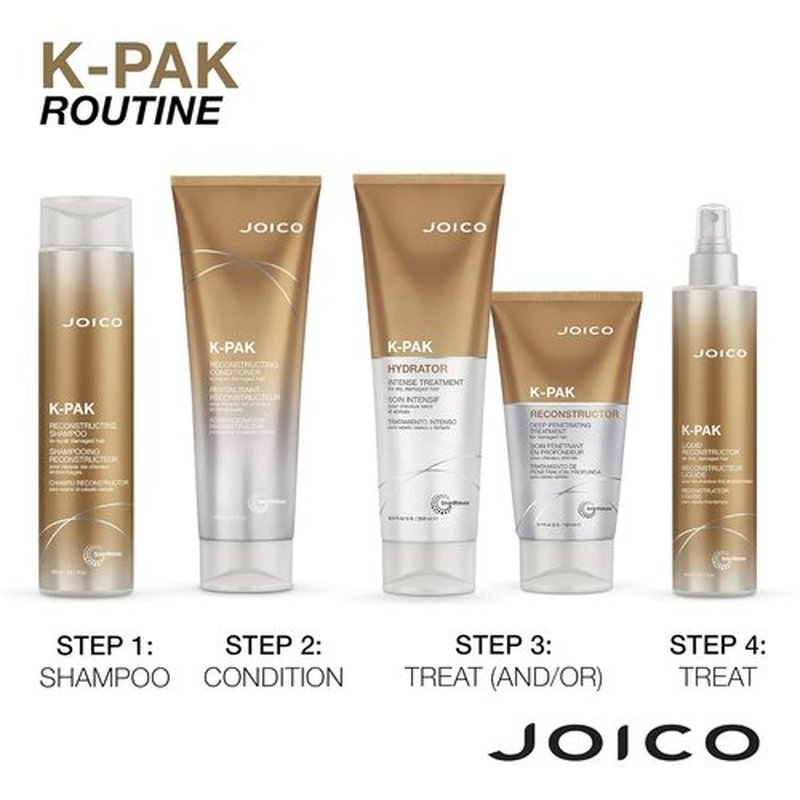 Joico K-PAK Reconstructor Treatment - Deep-Penetrating Repair for Severely Damaged Hair | Strengthen & Rebuild with Keratin & Arginine