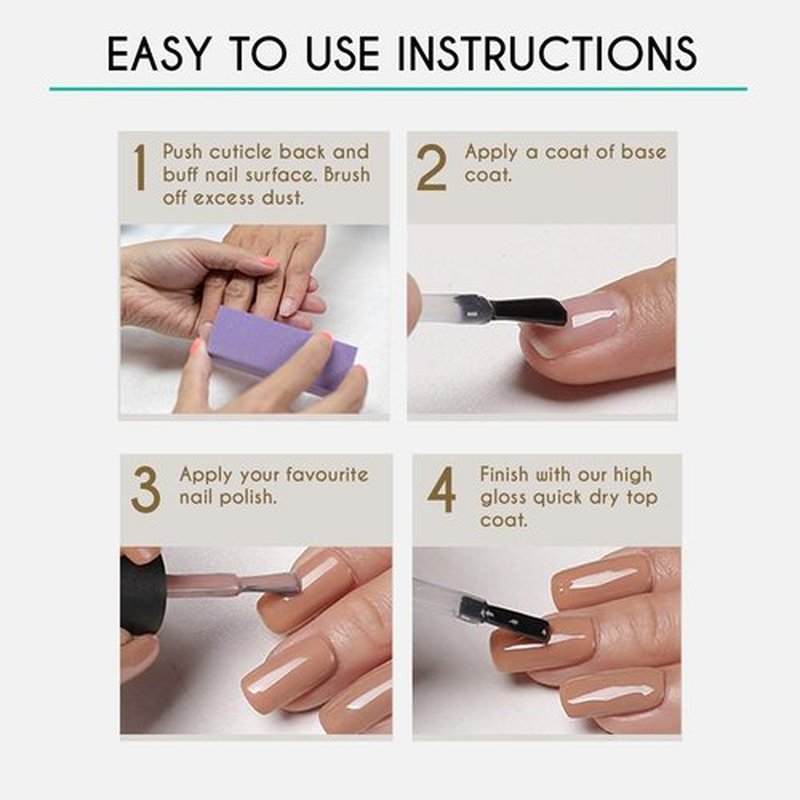 Karlash Quick Dry Nail Polish Top Coat - Fast-Drying & Super Shiny Finish | 0.5 oz (2 Pieces)