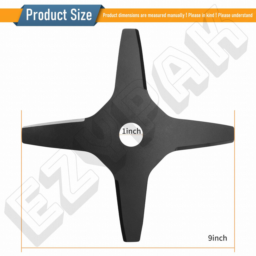 EZYPAK 9"x1" 49-16-2757 Brush Cutter Blade for 18V Quik-LOK Edges, use with the Attachment (49-16-2738)