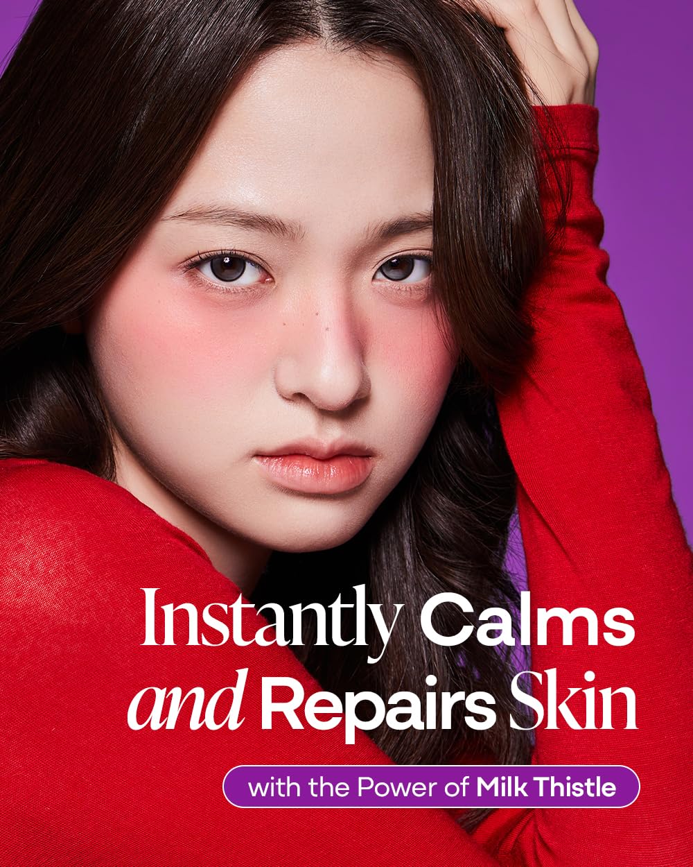 Bano Milk Thistle Repair Serum for Sensitive & Redness-Prone Skin - Calming & Barrier Repair | Hydrating, Fast-Absorbing | Korean Skincare, Fragrance Free | 1.01 fl oz