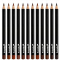 Nabi 12-Piece Brown Lip Liner Pencil Set - Assorted Brown Tones | Long-Lasting Creamy Formula | Lip Makeup Kit for Women