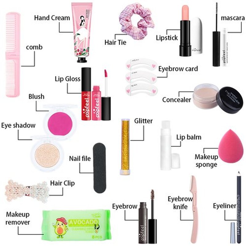 Makeup Advent Calendar 2026, New Year Gifts for Teenage Girls Women All in One Makeup Kit Surprise Gift Valentines Day Countdown Calendar Gifts with Eyeshadow Palette Lipstick Foundation Eyebrow