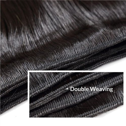 Body Wave Human Hair Bundles 18 20 22 Inch 12A Body Wave Bundles Human Hair 100% Unprocessed Brazilian Virgin Hair 3 Bundles Human Hair Weave Bundles Deals Real Human Hair Natural Black Color