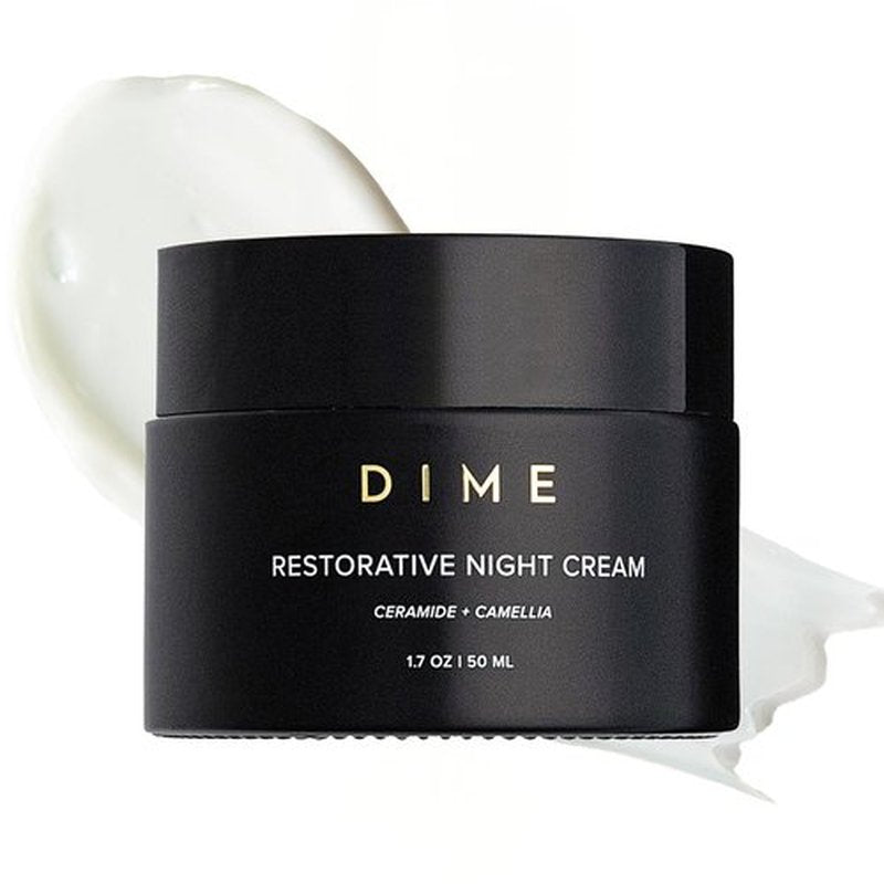 DIME Beauty Restorative Night Cream - Anti-Aging Face Moisturizer with Ceramides & Peptides | 1.7 oz / 50 ml