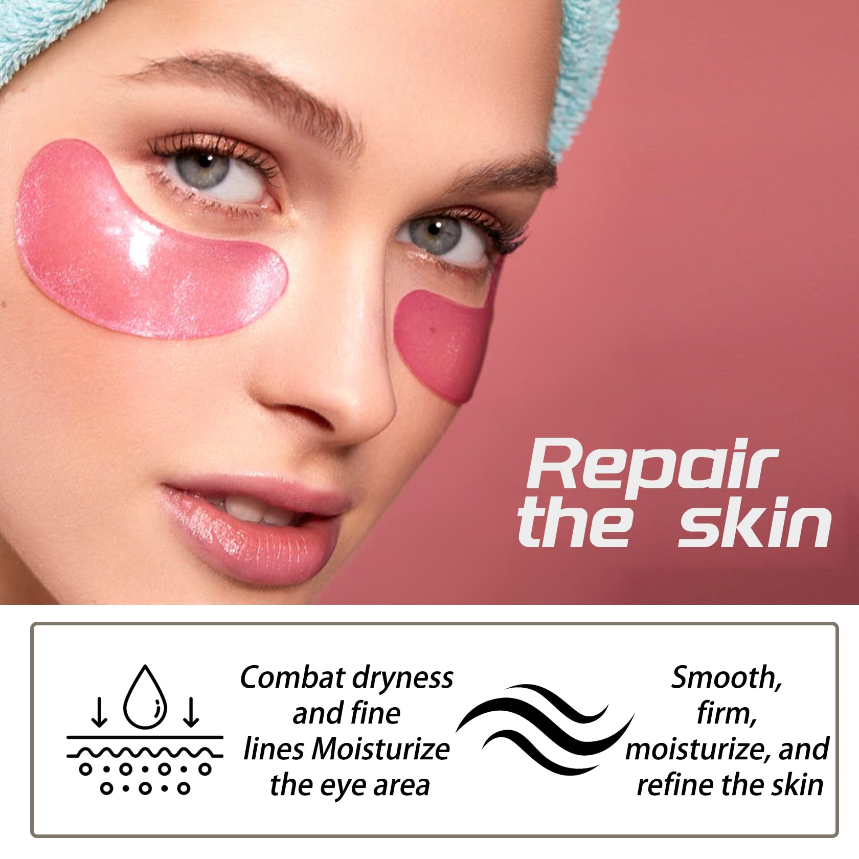 ZZCQzeze 90 Pairs Under Eye Patches,Hydrating Under Eye Masks,Moisturizing Eye Patches Bulk for Dark Circles,Undereye Mask Patches for Eye Care,Nourishing Eyemask Skin Care Set for Women