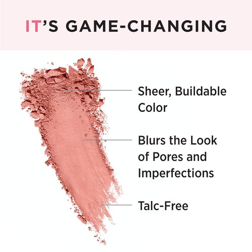 IT Cosmetics Bye Bye Pores Blush - Sheer Buildable Color for Flawless Skin - Infused with Silk & Collagen - 0.192 oz