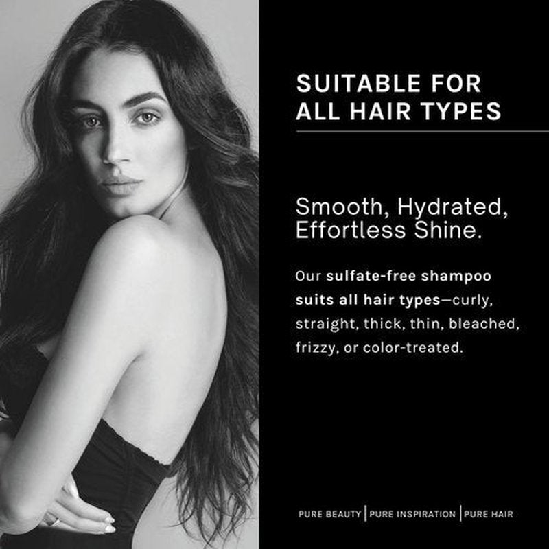 pH PURE HAIR Ice Blonde Shampoo & Leave-In Detangler Spray for Blonde Hair | Shampoo with Illipe Butter & Jasmine Extract, Sulfate-Free, Fragrance Infused for Softness & Shine - 8.45 Oz