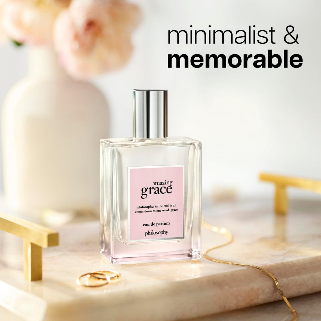 philosophy grace fragrance 3-piece gift set for women ($97 value) - 0.5 oz grace trio set - long lasting floral fragrance