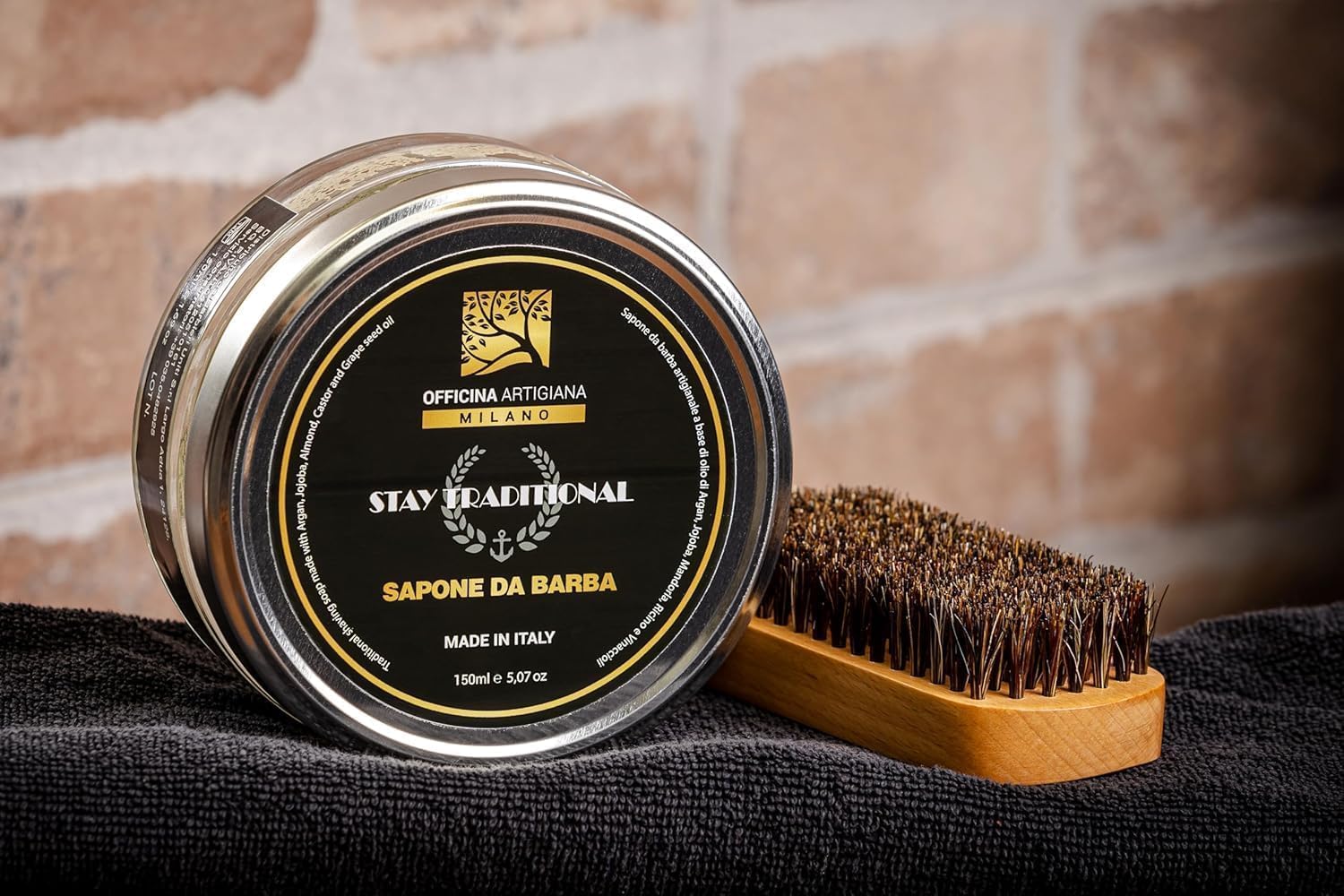 Officina Artigiana Stay Shaving Soap, Made in Italy, 150 ml