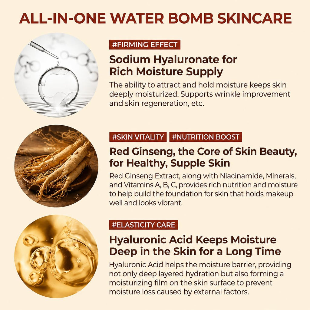 esfolio Made in Korea 30 Sheets Pure Skin Facial Mask – Red Ginseng Essence Hydrating Face Mask for Smooth, Soft, Firm, and Supple Looking Skin – Korean Daily Sheet Mask Skincare Pack