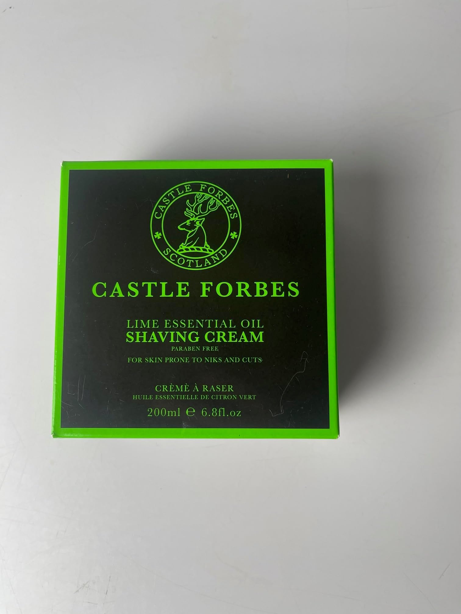 Castle Forbes Lime Oil Shaving Cream, 6.8 fl. oz.