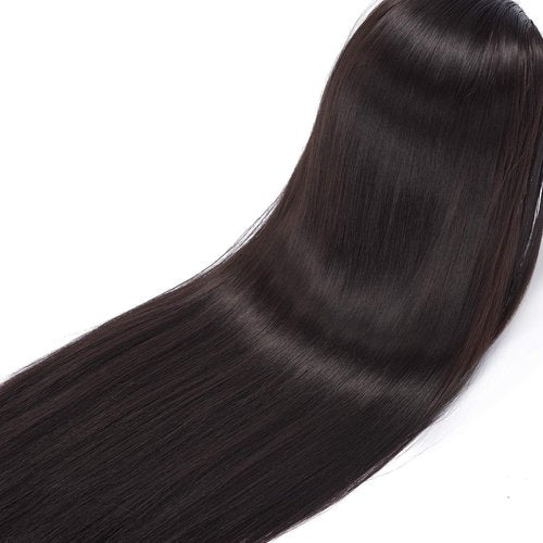 Headstar Mannequin Head 26-28" Synthetic Fiber Manikin Head Hairdresser Styling Training Head Training Model Cosmetology Doll Head Hair for Practice Cutting Braiding with Free Clamp Stand 7E6606LB0220
