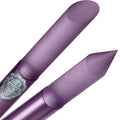 GLADZY Glass Cuticle Pusher - Professional Manicure Stick with Durable Abrasive Surface, Czech Quality