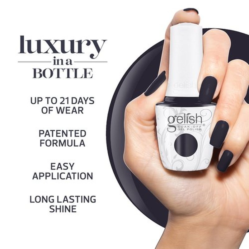 Gelish Fall Collection Living Our Life - TPO-Free Long-Lasting Soak Off Gel Nail Polish, Vibrant Color, High Shine, Chip-Resistant Formula, Professional Quality (Night After Night)