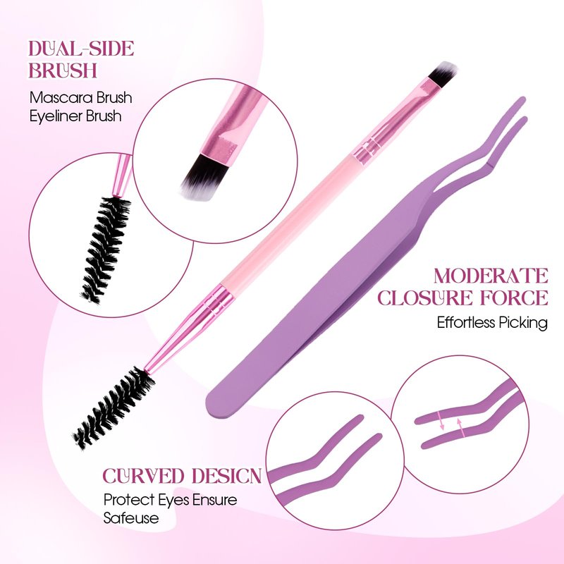 Wendy Lash Clusters Kit Packs: 980-Pcs, 60D, 80D, 80D, 100D, D Curl, 10-18mm Mixed, Cat Eye, Soft, Natural, Fluffy, DIY Eyelash, Individual, Eye lash clusters, Bulk Pack