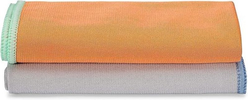 Full Circle Renew Collection Microfiber Cleaning Cloths - Eco-Friendly Recycled Set of 2 | Multicolor