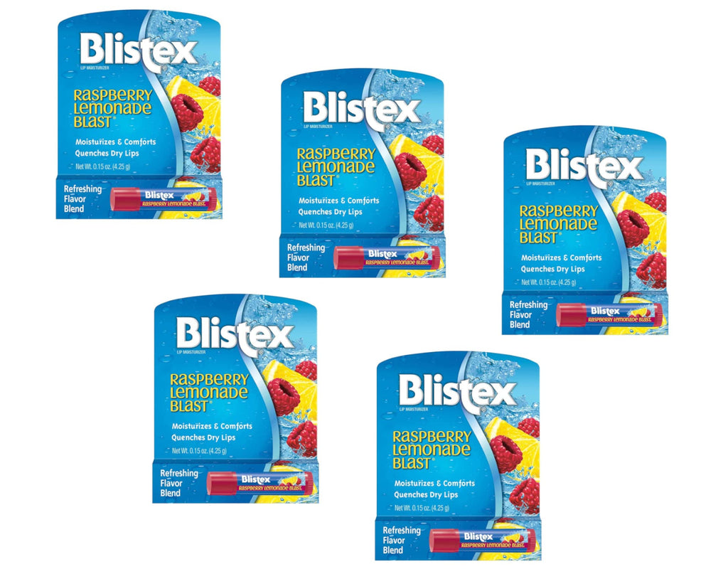 Blistex Raspberry Lemonade Blast Lip 0.15 OZ (Pack of 5)