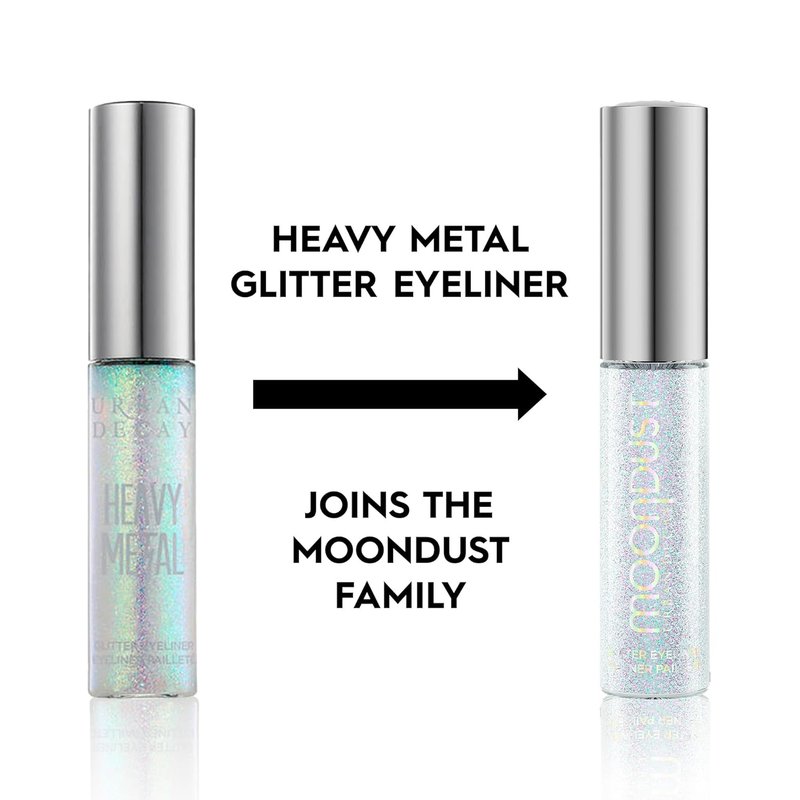 Urban Decay Moondust Liquid Glitter Eyeliner - Longwear Sparkle Liner & Eyeshadow Topper | Quick-Drying, Buildable Vegan Formula