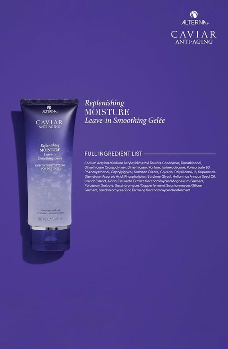 Alterna Caviar Anti-Aging Leave-In Smoothing Gelee - Lightweight, Sulfate-Free Moisture for Dry Hair